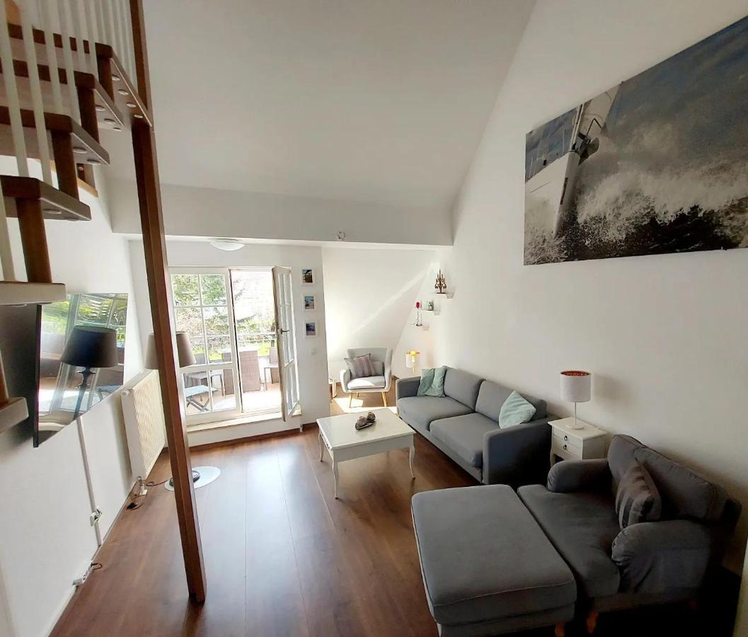 Hochwertige Ferienwohnung Direkt Am Wasser Mit Balkon Greifswald Dış mekan fotoğraf